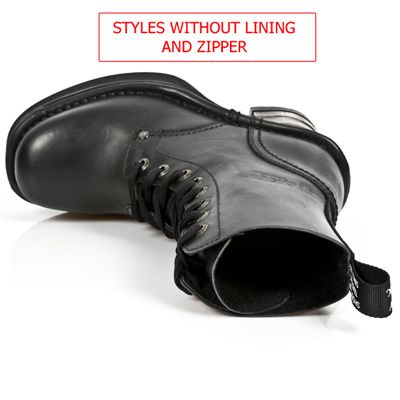  M.8354-S1 ITALI NEGRO, PLATAF NEGRO NRK TACON BANDAS ACERO-N New Rock M.8354-S1  8