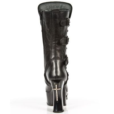 Сапоги M.DK025-S1 NOMADA NEGRO, PLATF NEGRO DARK T. CRUZ NEGRO New Rock M.DK025-S1 Изображение 7