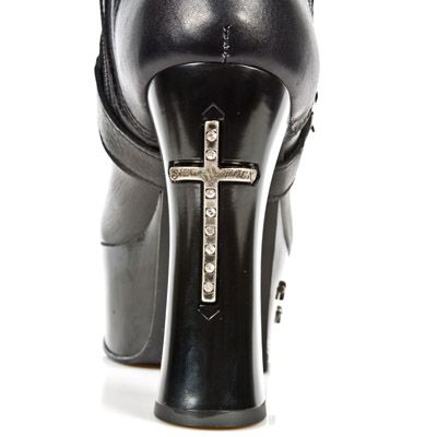 Сапоги M.DK025-S1 NOMADA NEGRO, PLATF NEGRO DARK T. CRUZ NEGRO New Rock M.DK025-S1 Изображение 10