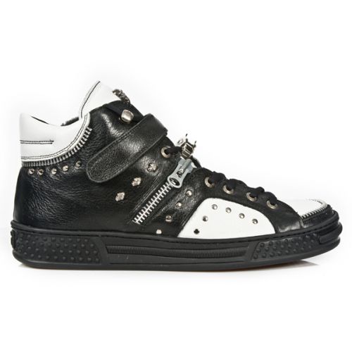  SOFT NEGRO NAPA BLANCA PISA NEGRO New Rock M.PS008-R2  2