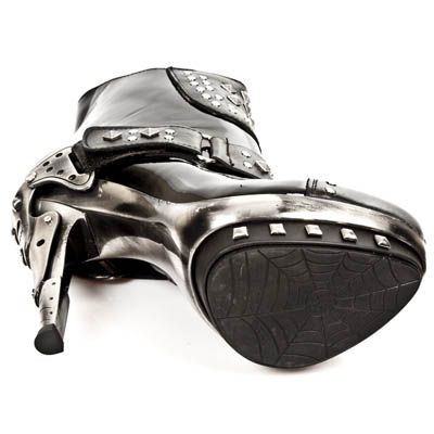  NOMADA NEGRO CHAROL NEGRO PLAT ACERO PUNK PIR T New Rock M.PUNK003-C3  7