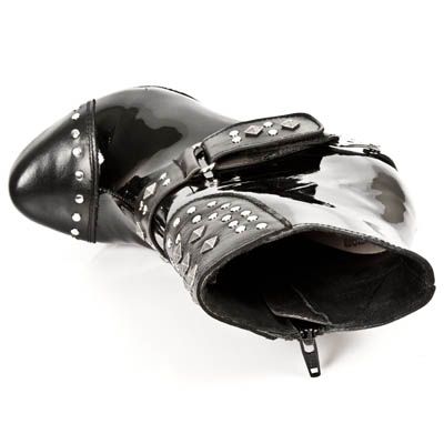  NOMADA NEGRO CHAROL NEGRO PLAT ACERO PUNK PIR T New Rock M.PUNK003-C3  8