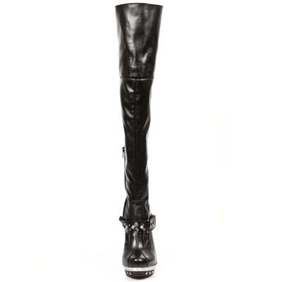 Сапоги M.PUNK008-R2 NOMADA NEG NAPA ELASTICA NEG PL PUNK RECICLE PI New Rock M.PUNK008-R2 Изображение 4