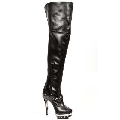 Сапоги M.PUNK008-R2 NOMADA NEG NAPA ELASTICA NEG PL PUNK RECICLE PI New Rock M.PUNK008-R2 Изображение 5