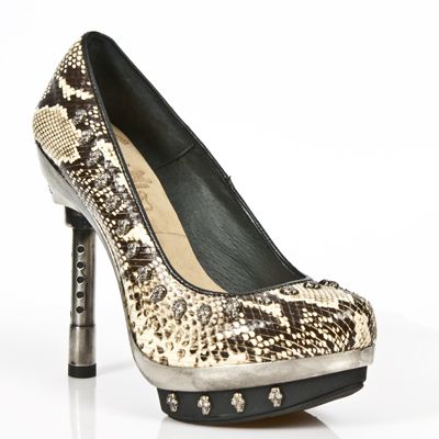 Туфли M.PUNK043-R21 PITON DIAMANTE ROCCIA VIVO NEG CALAVERA CANYON New Rock M.PUNK043-R21 Изображение 3