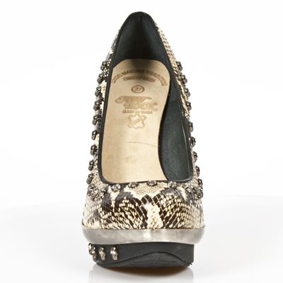 Туфли M.PUNK043-R21 PITON DIAMANTE ROCCIA VIVO NEG CALAVERA CANYON New Rock M.PUNK043-R21 Изображение 4