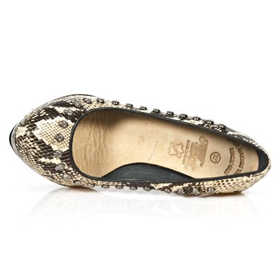 Туфли M.PUNK043-R21 PITON DIAMANTE ROCCIA VIVO NEG CALAVERA CANYON New Rock M.PUNK043-R21 Изображение 8