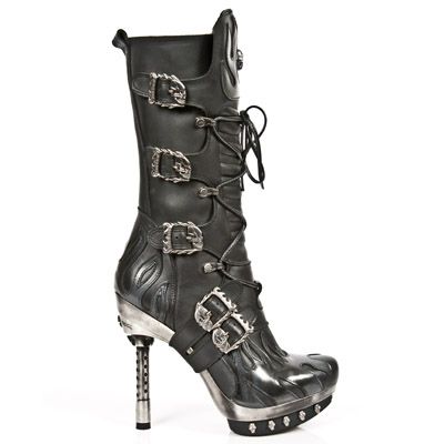  TALI NEGRO, PULIK ACERO, PUNK CALAVERAS,CANYO New Rock M.PUNK049-S2  2