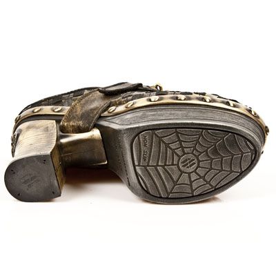 BOX OROMANE, TRENZ.ORO, PLAT.ZUECO NEGRO-ORO New Rock M.Z002-R2  7