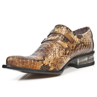  SNAKE CUERO, CUEROLITE M2 ACERO, T.NEGR New Rock M.2246-S26  5