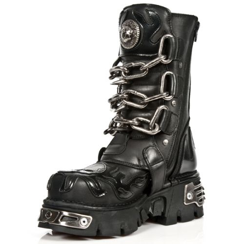  ITALI NEGRO,CHAROL NEGRO, BOX PLANE, REACTOR NEGR New Rock M.727MT-S1  5