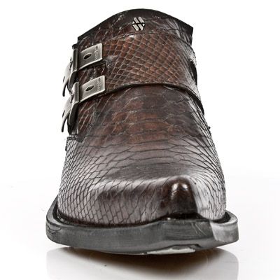  PITON MARRON, WEST NEGRO ACERO New Rock M.7934-S4  4
