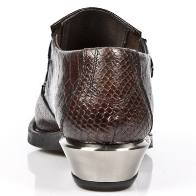  PITON MARRON, WEST NEGRO ACERO New Rock M.7934-S4  6