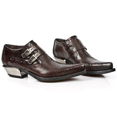  PITON MARRON, WEST NEGRO ACERO New Rock M.7934-S4  9