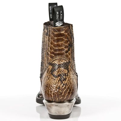  SNAKE CUERO, WEST NEGRO ACERO New Rock M.7953-S7  6