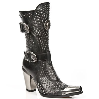  ITALI NEGRO, NOMADA NEGRO, BULL NEGRO TACON ACERO New Rock M.7983P-S1  3