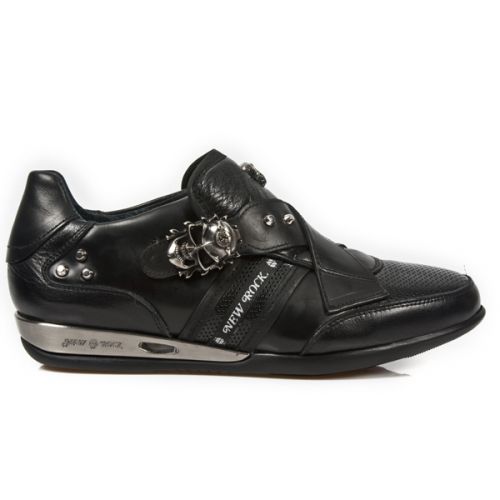  NOMADA NEGRO, ITALI NEGRO, ANTIK PULIDO NEGRO BOX New Rock M.HY005-S1  2