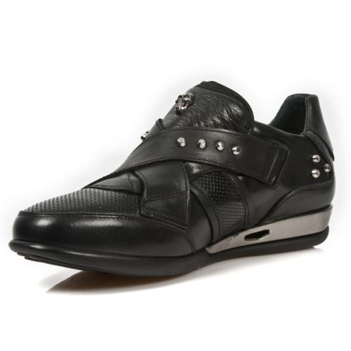  NOMADA NEGRO, ITALI NEGRO, ANTIK PULIDO NEGRO BOX New Rock M.HY005-S1  5