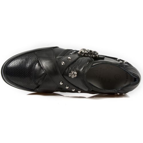  NOMADA NEGRO, ITALI NEGRO, ANTIK PULIDO NEGRO BOX New Rock M.HY005-S1  8
