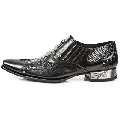  NOMADA NEGRO, PITON NEGRO, VIP-1 SUELA ACERO T AC New Rock M.NW118-S1  2
