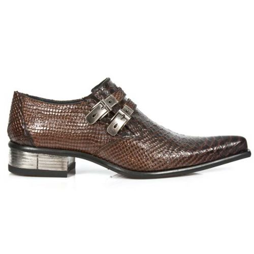  PITON MARRON, CUEROLITE M2 ACERO, GRAB SOL T.NEG New Rock M.2246-S22  1