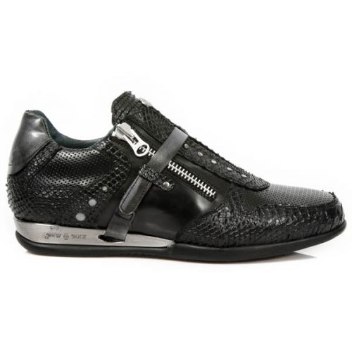  PITON NEGRO PULIK NEGRO HYBRID NEGRO CU&#209;A ACERO New Rock M.HY018-S1  1