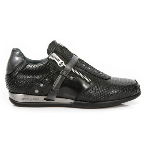  PITON NEGRO PULIK NEGRO HYBRID NEGRO CU&#209;A ACERO New Rock M.HY018-S1  2
