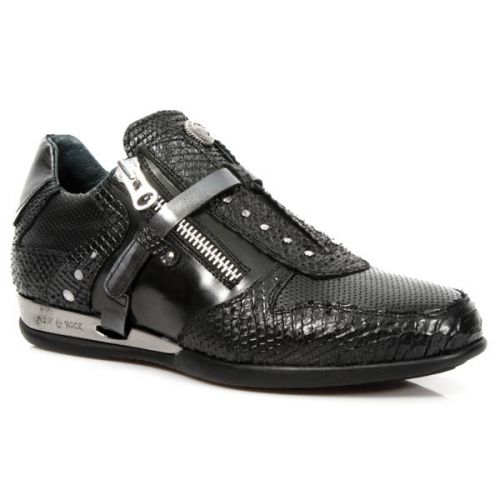  PITON NEGRO PULIK NEGRO HYBRID NEGRO CU&#209;A ACERO New Rock M.HY018-S1  3