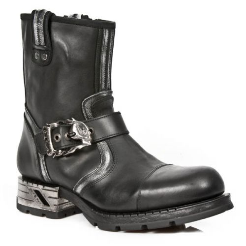  ITALI NEGRO BOX PLANE MOTOROCK NEGRO TACON ACERO New Rock M.MR7617-S1  3