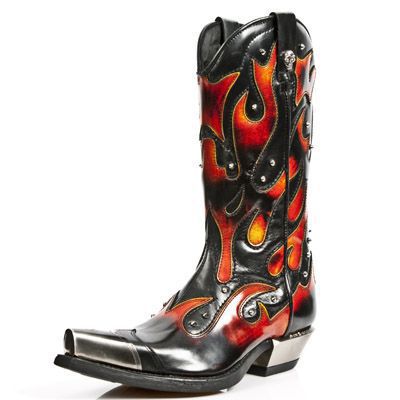  NOMADA NEGRO PULIK FUEGO WEST NEGRO ACERO T ACERO New Rock M.7952P-C4  2
