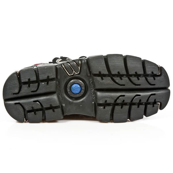  M.106T-C9 ITALI NEGRO TELA ESCOCESA ROJA TOWER NEGRO ACERO New Rock M.106T-C9  7