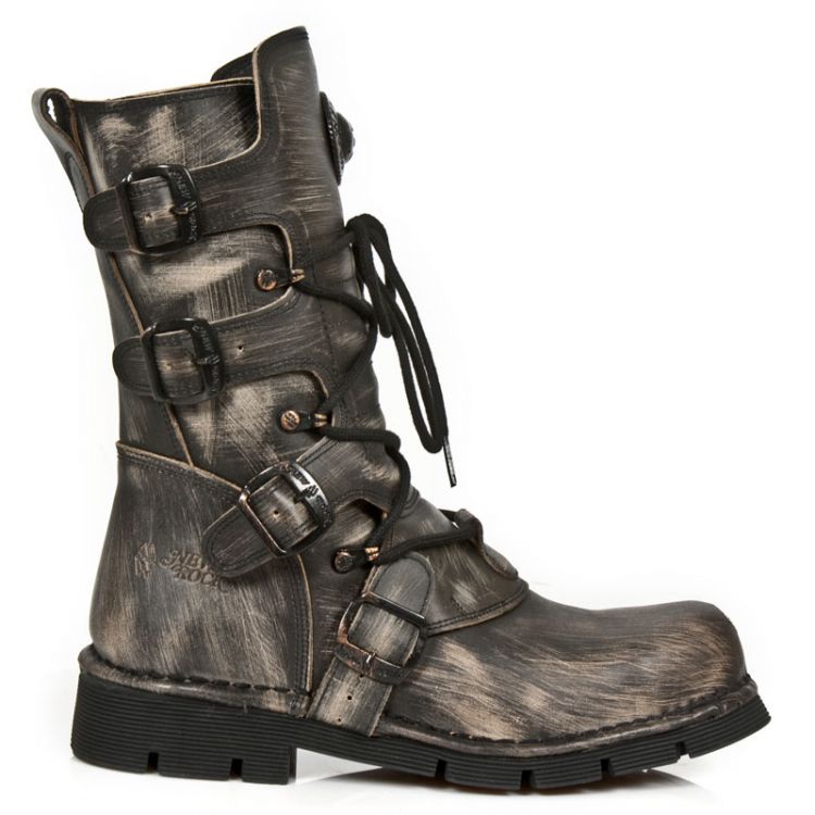  M.1473MTL-S1 VINTAGE ARA&#209;ADO NEGRO, PLANIING NEGRO SIN oxido New Rock M.1473MTL-S1  1