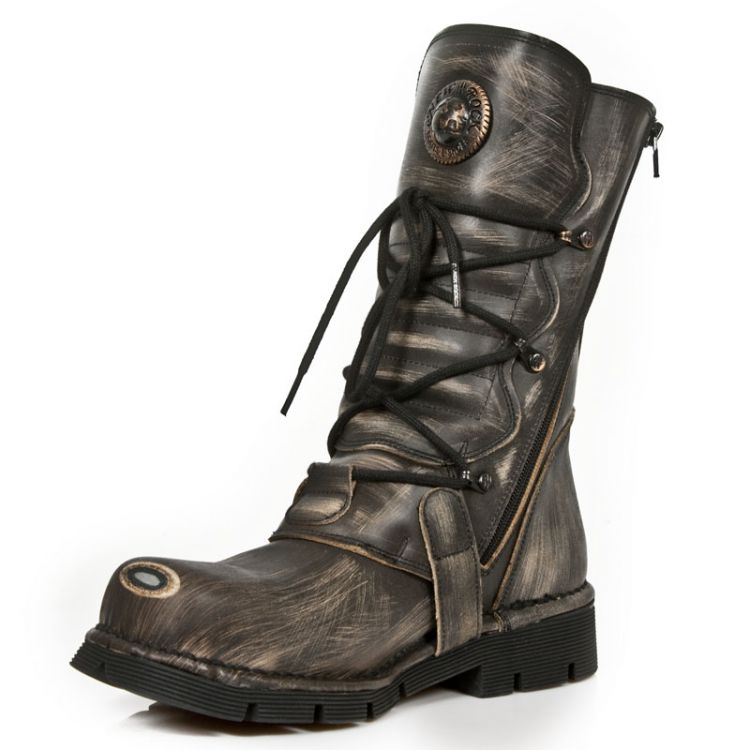  M.1473MTL-S1 VINTAGE ARA&#209;ADO NEGRO, PLANIING NEGRO SIN oxido New Rock M.1473MTL-S1  5