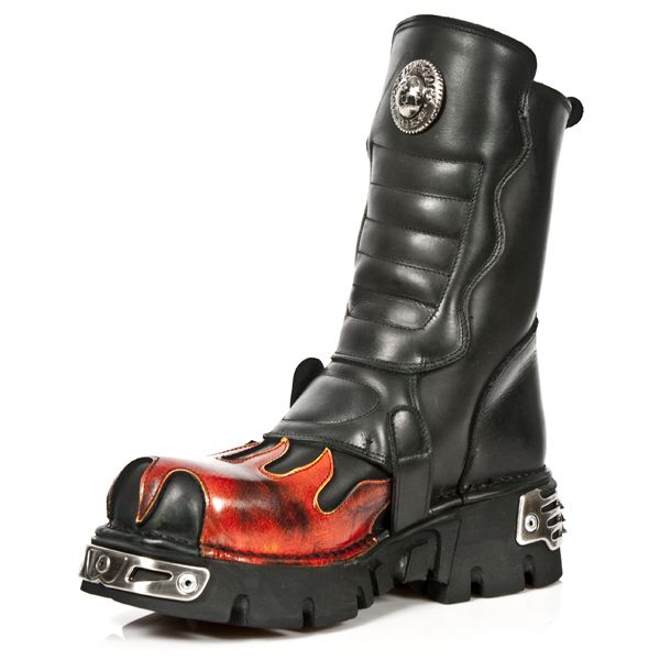 Ботинки M.1591-S2 ITALI NEGRO, PULIK FUEGO, REACTOR NEGRO TOBERAS New Rock M.1591-S2 Изображение 5