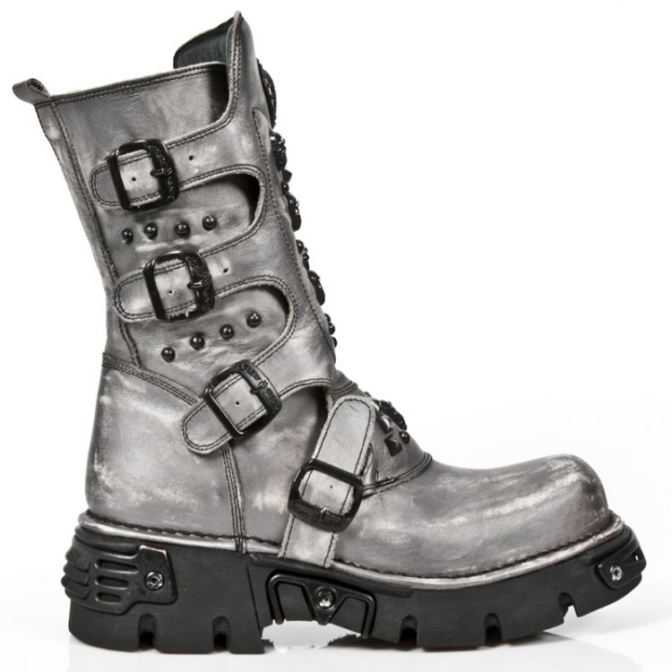 Ботинки M.1619-C7 VINTAGE RASPADO ACERO, REACTOR NEGRO TOBERAS OXIDO New Rock M.1619-C7 Изображение 2