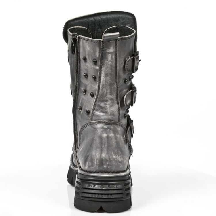 Ботинки M.1619-C7 VINTAGE RASPADO ACERO, REACTOR NEGRO TOBERAS OXIDO New Rock M.1619-C7 Изображение 6