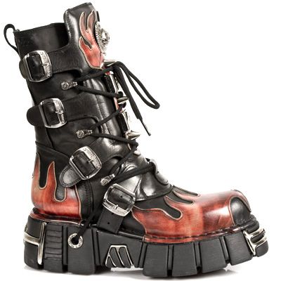  M.163-S11 ITALI NEGRO PULIK FUEGO TOWER NEGRO ACERO New Rock M.163-S11  1
