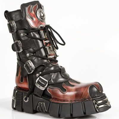  M.163-S11 ITALI NEGRO PULIK FUEGO TOWER NEGRO ACERO New Rock M.163-S11  3