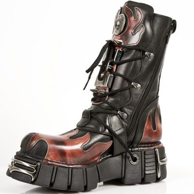  M.163-S11 ITALI NEGRO PULIK FUEGO TOWER NEGRO ACERO New Rock M.163-S11  5
