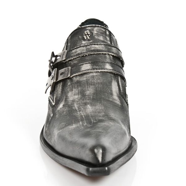  M.2246-S25 VINTAGE RASPADO NEGRO CUEROLITE GRAB SOL TACON M2 New Rock M.2246-S25  4