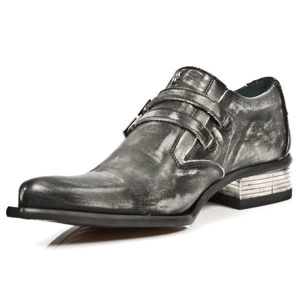  M.2246-S25 VINTAGE RASPADO NEGRO CUEROLITE GRAB SOL TACON M2 New Rock M.2246-S25  5
