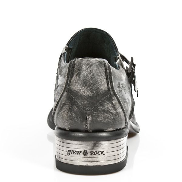  M.2246-S25 VINTAGE RASPADO NEGRO CUEROLITE GRAB SOL TACON M2 New Rock M.2246-S25  6
