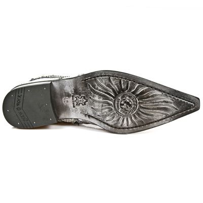  M.2283-C2 PITON BLANCO NEGRO BOX PLAMANE SOL TM2 ACERO T NEG New Rock M.2283-C2  7