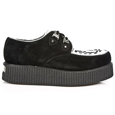  M.2415-C20 ANTE NEGRO NAPA BLANCA B PLANE ACERO CREEPER NEG New Rock M.2415-C20  2