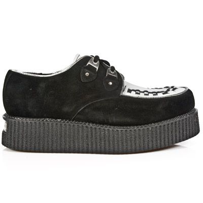  M.2415-C20 ANTE NEGRO NAPA BLANCA B PLANE ACERO CREEPER NEG New Rock M.2415-C20  1
