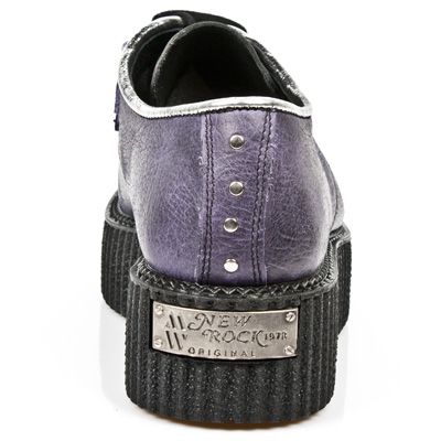  M.2416-C1 ARCILLA LILA ITALI NEGRO BOX PLANE CREEPER NEGRO  Email to a Friend  Review New Rock M.2416-C1  5