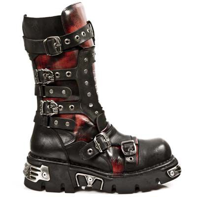  M.1020-R2 ITALI NEGRO, PULIK ROJO, REACTOR NEGRO TOBERAS New Rock M.1020-R2  1