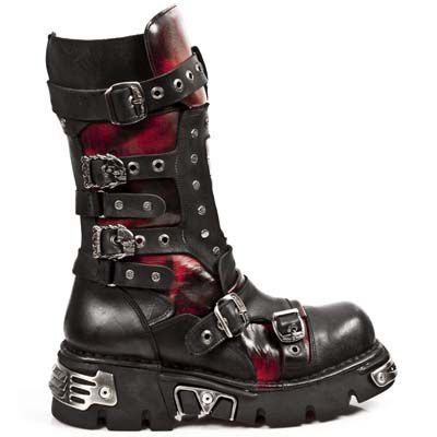  M.1020-R2 ITALI NEGRO, PULIK ROJO, REACTOR NEGRO TOBERAS New Rock M.1020-R2  2