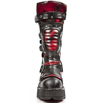  M.1021-R2 ITALI NEGRO, PULIK ROJO, PLANING NEGRO M8 ACERO New Rock M.1021-R2  4