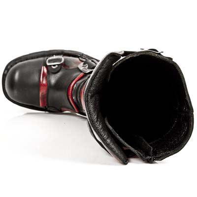  M.1021-R2 ITALI NEGRO, PULIK ROJO, PLANING NEGRO M8 ACERO New Rock M.1021-R2  8